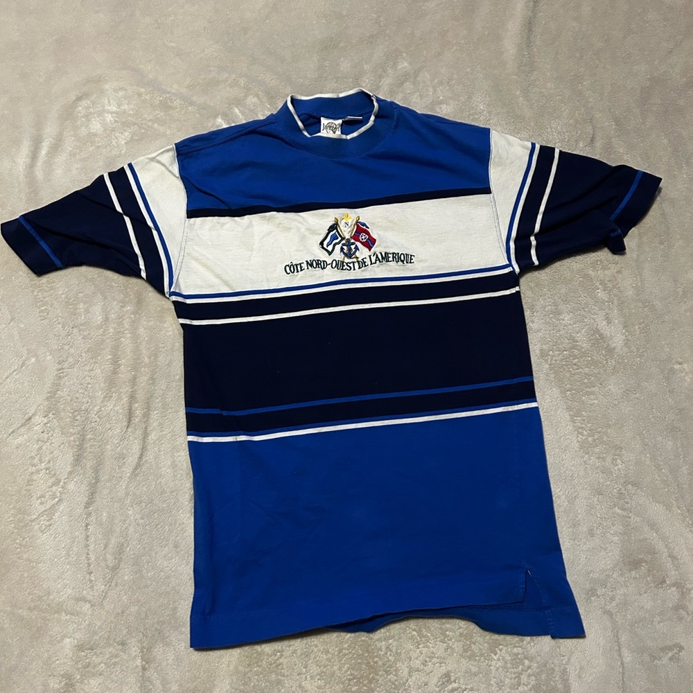 Men's Blue Striped Shirt